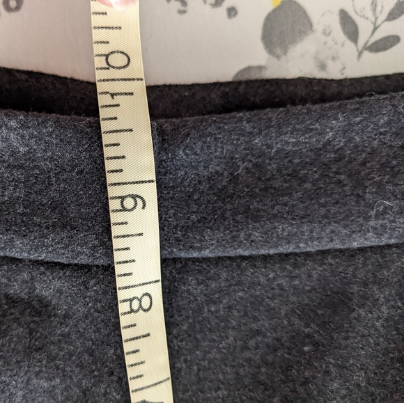 PRADA | charcoal grey wool lined trousers with pockets and ankle zipper detail - Picture 8 of 16